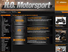 Tablet Screenshot of homotorsport.dk